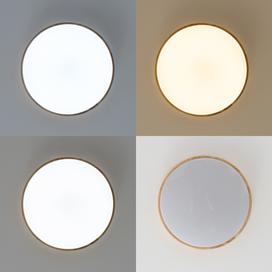 Brilagi - PINE himmennettävä LED-kattovalaisin LED/24W/230V Ø 42 cm 3000-6500K + kaukosäädin