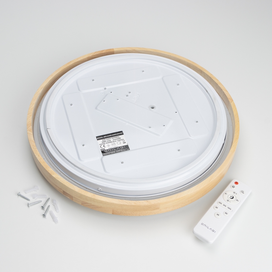 Brilagi - PINE himmennettävä LED-kattovalaisin LED/24W/230V Ø 42 cm 3000-6500K + kaukosäädin