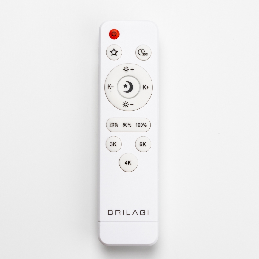 Brilagi - PINE himmennettävä LED-kattovalaisin LED/24W/230V Ø 42 cm 3000-6500K + kaukosäädin