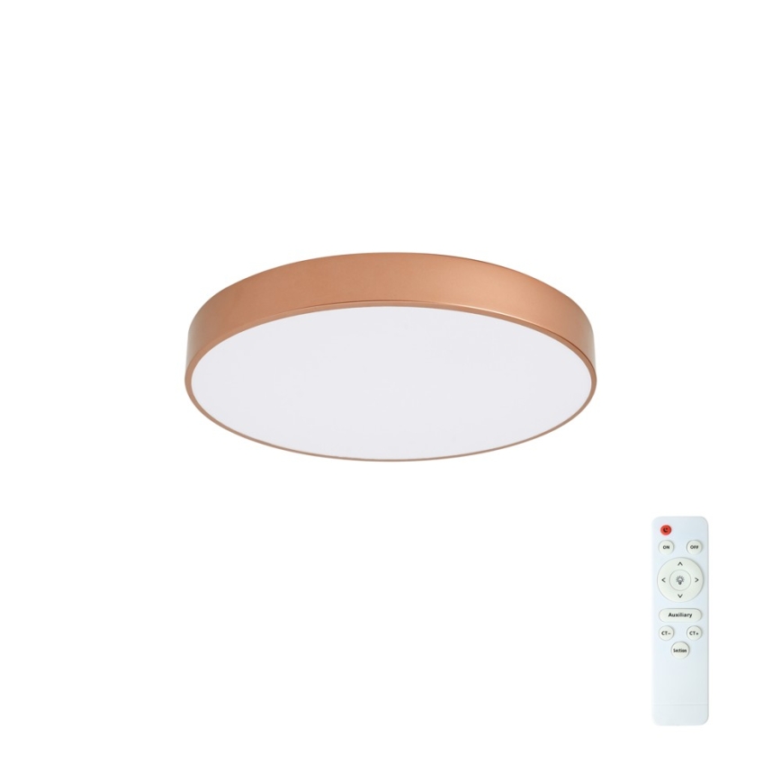 BRILAGI - himmennettävä LED-kattovalaisin POOL LED/60W/230V 3000-6000K halkaisija 50 cm pronssinvärinen + kaukosäädin