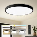 Brilagi - Himennettävä LED-kattovalaisin POOL SMART LED/128W/230V 3000-6000K halkaisija 100 cm Wi-Fi Tuya musta + kaukosäädin
