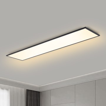 Brilagi - Himennettävä LED-kattovalaisin SLIMFRAME LED/58W/230V 120x30 cm 3000-6000K musta + kaukosäädin