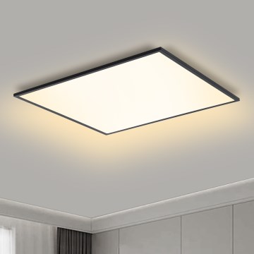 Brilagi - Himennettävä LED-kattovalaisin SLIMFRAME LED/58W/230V 60x60 cm 3000-6000K musta + kaukosäädin