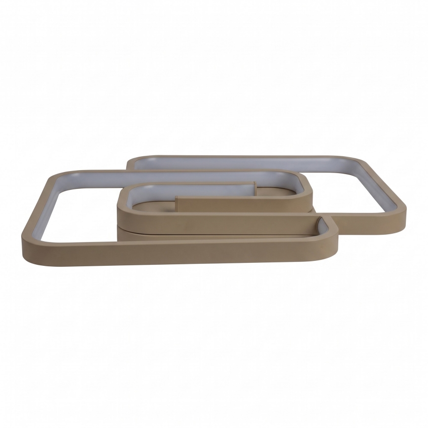 BRILAGI - LED Himennettävä kattovalaisin VELO LED/64W/230V 3000-6500K 48x48 cm beige + kaukosäädin