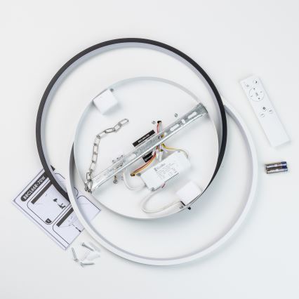 Brilagi - LED-himmennettävä kattovalaisin VELO LED/70W/230V 3000-6500K 38x47,8 cm + kaukosäädin