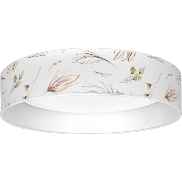 Brilagi - Himennettävä LED-kattovalaisin VELVET SMARTIX STARS LED/24W/230V 3000-6000K halkaisija 45 cm valkoinen/kukkakuosi Wi-Fi Tuya Beacon + kaukosäädin