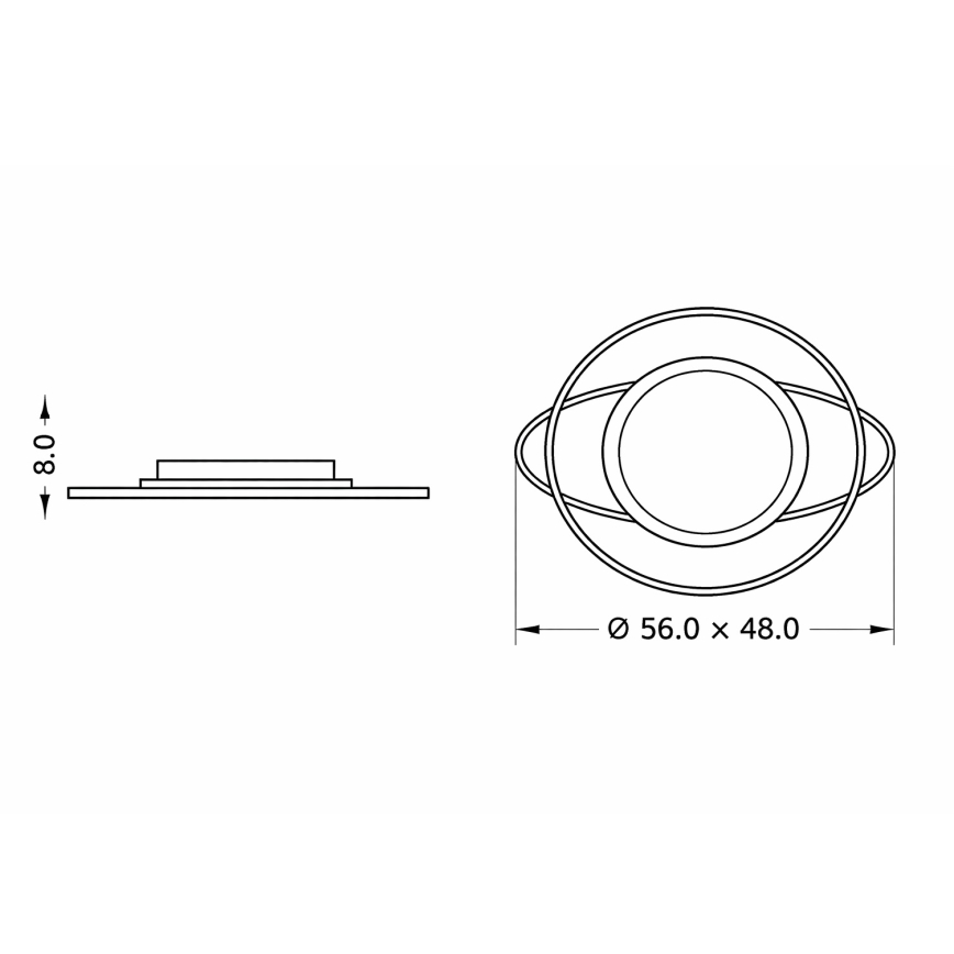 Brilagi - LED himmennettävä lasten kattovalaisin ASTRO LED/68W/230V 3000-6000K + kaukosäädin