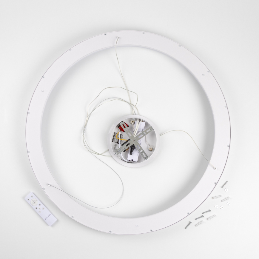 Brilagi - himmennettävä LED-riippuvalaisin vaijerilla FALCON II LED/108W/230V 3000-6500K Ø 80 cm valkoinen + kaukosäädin