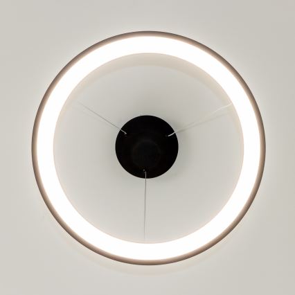 Brilagi - himmennettävä LED-riippuvalaisin vaijerilla FALCON SLIM LED/42W/230V 3000–6500K halkaisija 50 cm musta + kaukosäädin