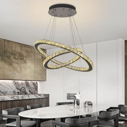 Brilagi - himmennettävä LED-riippuvalaisin vaijerilla COSMOWAVE LED/115W/230V 3000-6500K + kaukosäädin