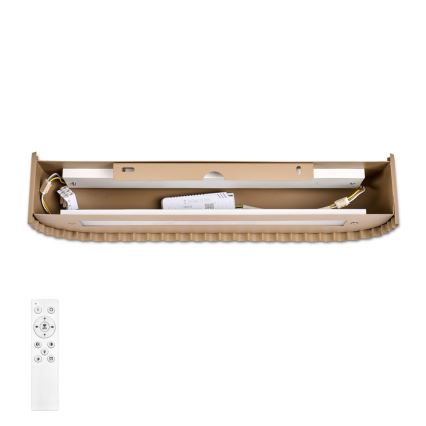 BRILAGI - himmennettävä LED-seinävalaisin FALCON MODERN LED/14W/230V 3000-6000K 40 cm beige + kaukosäädin