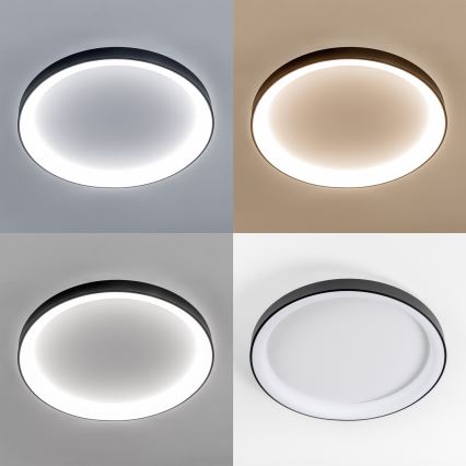 Brilagi - himmennettävä kattovalaisin FALCON II LED/108W/230V 3000–6500K halkaisija 80 cm musta + kaukosäädin