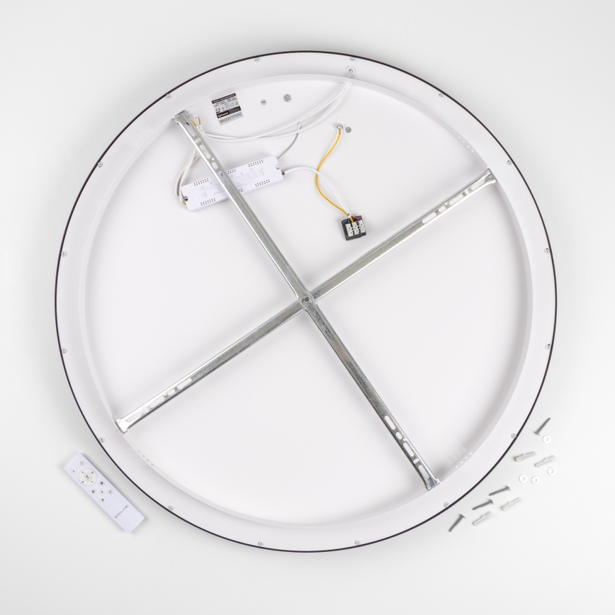 Brilagi - himmennettävä kattovalaisin FALCON II LED/108W/230V 3000–6500K halkaisija 80 cm musta + kaukosäädin