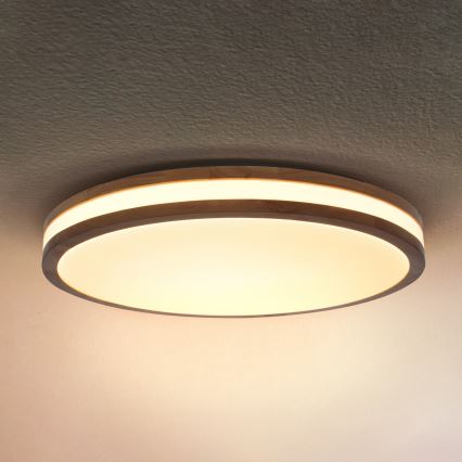 Brilagi - LED-himmennettävä kattovalaisin MOLINA LED/60W/230V 3000-6500K tammi, halkaisija 58 cm + kaukosäädin