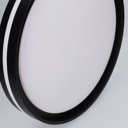 Brilagi - LED-himmennettävä kattovalaisin NAOMI LED/48W/230V 3000-6500K halkaisija 39 cm musta + kaukosäädin