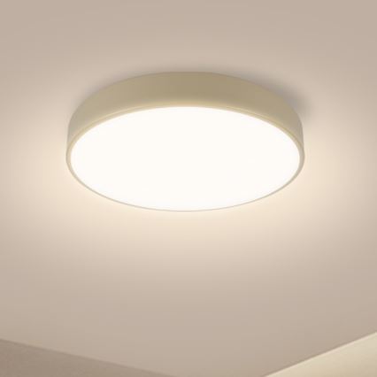 Brilagi - himmennettävä LED-kattovalaisin POOL LED/36W/230V 3000-6000K Ø 30 cm beige + kaukosäädin