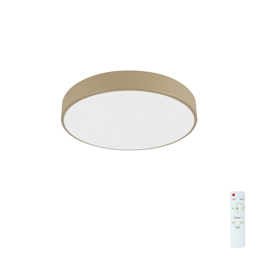 Brilagi - himmennettävä LED-kattovalaisin POOL LED/36W/230V 3000-6000K Ø 30 cm beige + kaukosäädin