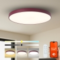 Brilagi - Himennettävä LED-valaisin POOL SMART LED/128W/230V, halkaisija 100 cm, 3000–6000K, Wi-Fi Tuya + kaukosäädin, burgundinpunainen