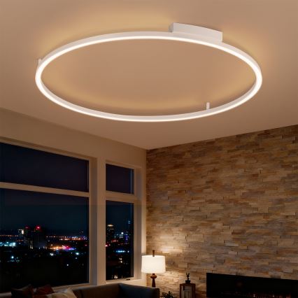 Brilagi - LED-himmennettävä kattovalaisin PORTOFINO LED/85W/230V 3000-6000K halkaisija 120 cm valkoinen + kaukosäädin