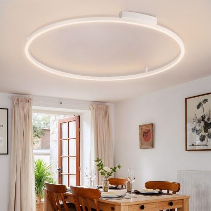 Brilagi - LED-himmennettävä kattovalaisin PORTOFINO LED/85W/230V 3000-6000K halkaisija 120 cm valkoinen + kaukosäädin