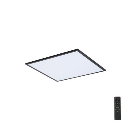 Brilagi - SLIMFRAME himmennettävä LED-kattovalaisin LED/36W/230V 45x45 cm 3000-6000K musta + kaukosäädin