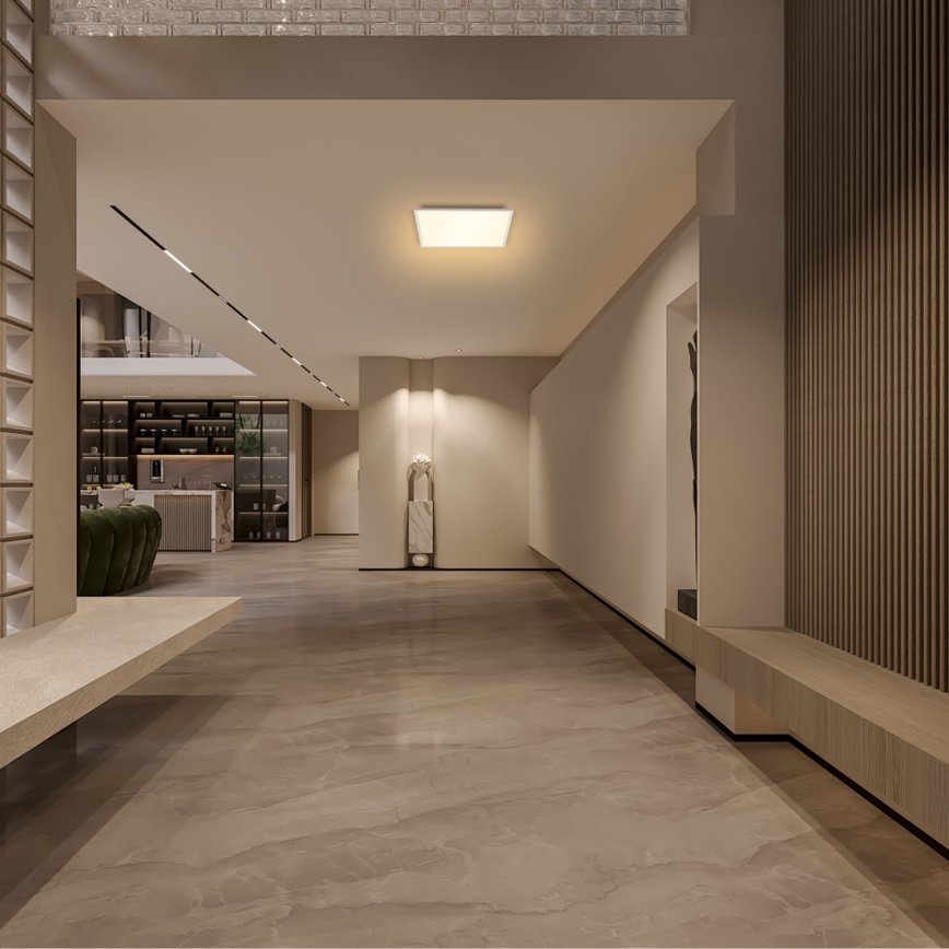Brilagi - himmennettävä LED-kattovalaisin SLIMFRAME LED/36W/230V 45x45 cm 3000-6000K valkoinen + kaukosäädin