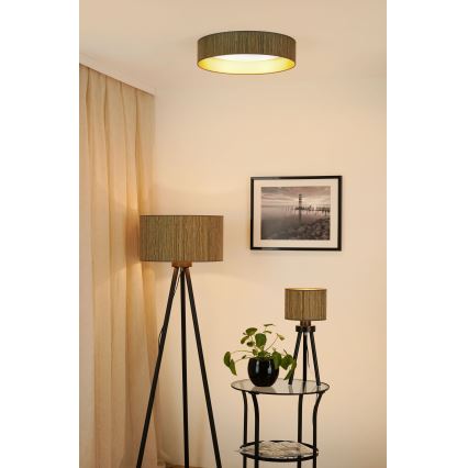 Brilagi - VEGAS SHINE himmennettävä LED-kattovalaisin LED/24W/230V Ø 45 cm 3000/4000/6500K oljenruskea/kultainen + kaukosäädin