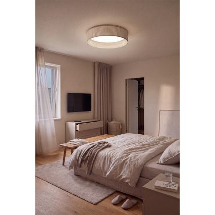 Brilagi - Himennettävä LED-kattovalaisin VELVET SMART VARI LED/24W/230V 3000-6500K halkaisija 45 cm beige + kaukosäädin