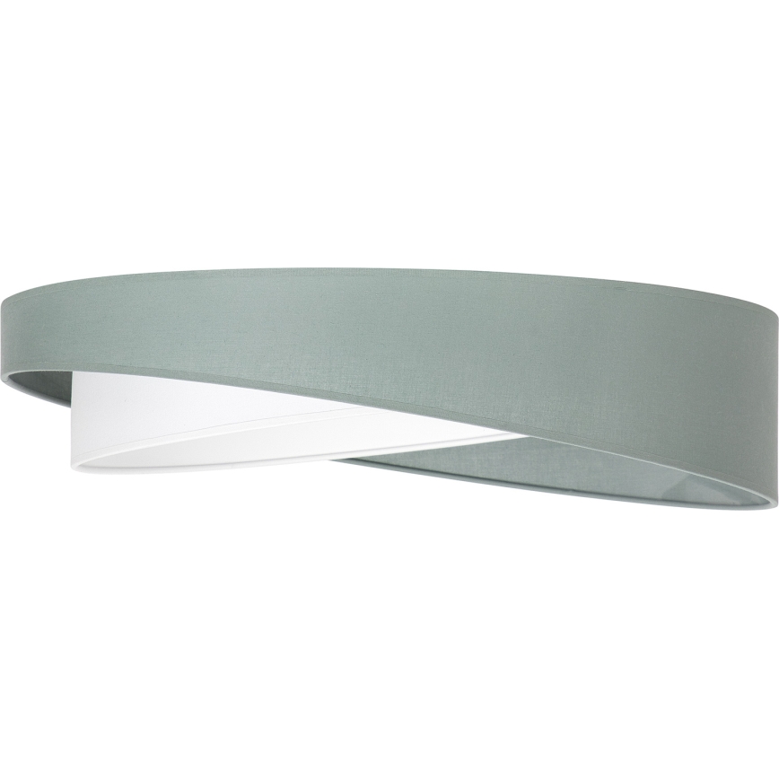 BRILAGI - LED himmennettävä kattovalaisin VELVET TWIST LED/36W/230V 3000-6000K Ø 65 cm Wi-Fi Tuya Beacon vihreä/valkoinen + kaukosäädin