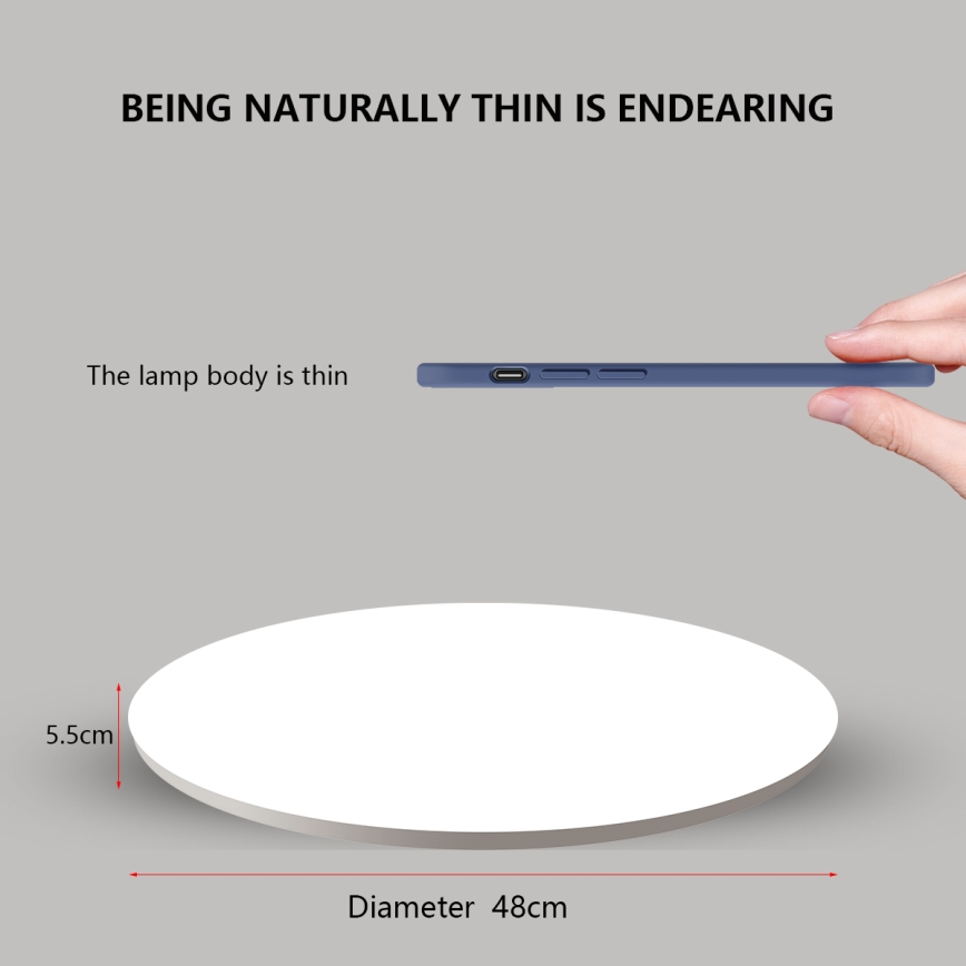 Brilagi - SMART STARS LED-himmennettävä älyvalaisin LED/36W/230V, halkaisija 48 cm, 2700-6500K, Wi-Fi Tuya + kaukosäädin