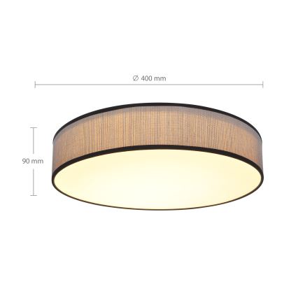 Brilagi - himmennettävä LED-kattovalaisin AURORA LED/48W/230V 3000-6500K halkaisija 40 cm + kaukosäädin