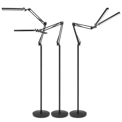 BRILAGI - LED himmennettävä joustava lattiavalaisin VARIO LED/14W/230V 3000-6000K 157 cm musta