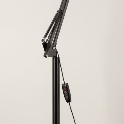 BRILAGI - LED himmennettävä joustava lattiavalaisin VARIO LED/14W/230V 3000-6000K 157 cm musta