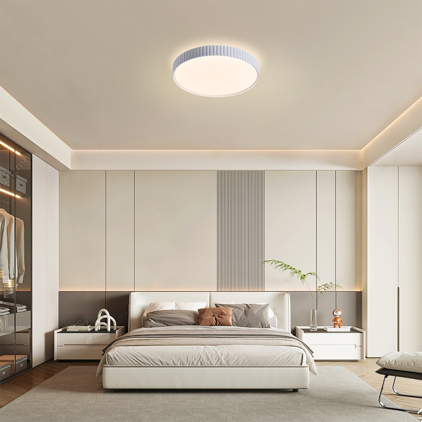 Brilagi - LED-himmennettävä kattovalaisin CORVO LED/54W/230V 3000-6000K valkoinen Ø 40 cm + kaukosäädin