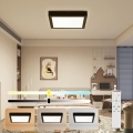 Brilagi - Himmennettävä kylpyhuoneen LED-kattovalaisin FRAME SMART LED/24W/230V 3000-6000K IP44 musta + kauko-ohjaus