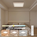 Brilagi - Himmennettävä kylpyhuoneen LED-kattovalaisin FRAME SMART LED/24W/230V 3000-6000K IP44 valkoinen + kauko-ohjaus