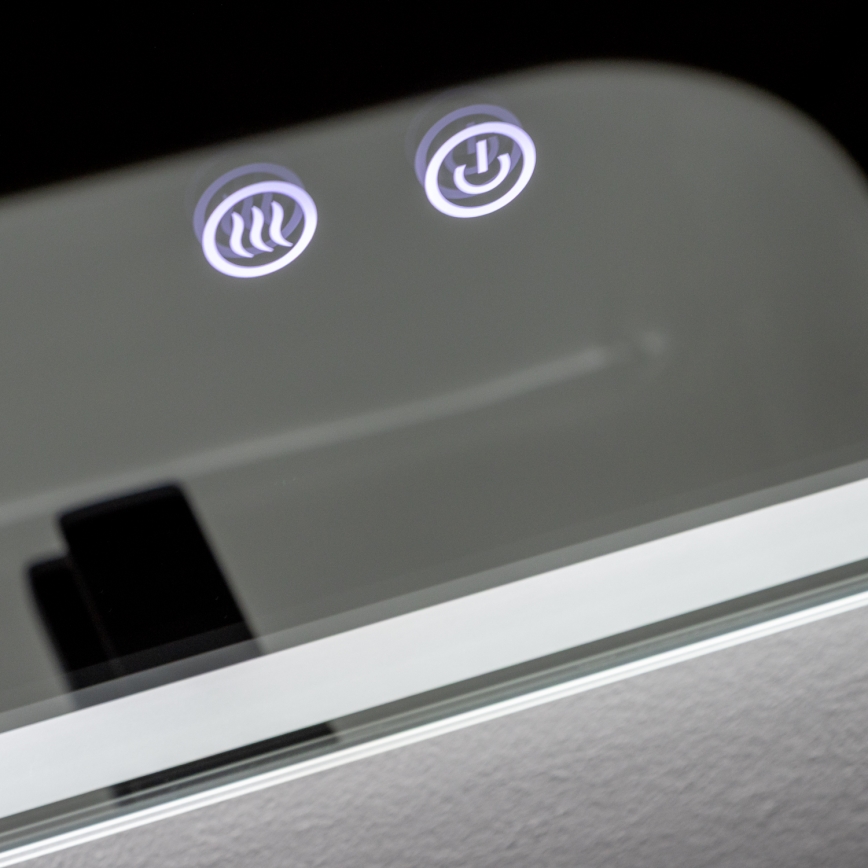 Brilagi - LED-lämmitetty kylpyhuonepeili BELLA LED/19W/230V 60x90 cm IP44 CRI 90 himmennettävä + CCT