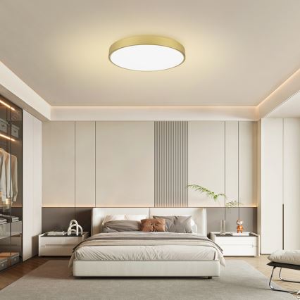 Brilagi - Himmennettävä kattovalaisin POOL SMART LED/100W/230V 3000-6000K 80 cm kultainen Wi-Fi Tuya + kaukosäädin