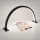 Brilagi - Himmennettävä LED-kaareva pöytävalaisin RADIO LED/30W/24/230V 3000/4000/6500K musta