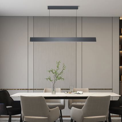 Brilagi - Himmennettävä LED-kattokruunu johdossa SLIMLINE LED/40W/230V 3000-6000K antrasiitti + kauko-ohjaus