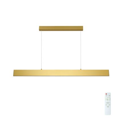 Brilagi - Himmennettävä LED-kattokruunu johdossa SLIMLINE LED/40W/230V 3000-6000K kulta + kauko-ohjaus