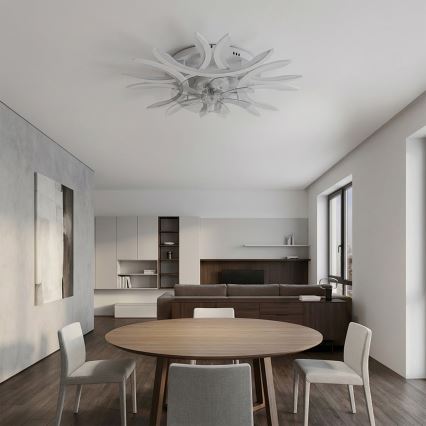 Brilagi - LED-himennettävä kattotuuletin LED/70W/230V 3000-6500K halkaisija 76 cm valkoinen + kaukosäädin