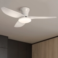Brilagi - Himmennettävä LED-kattotuuletin LED/30W/230V 3000-6500K valkoinen + kaukosäädin