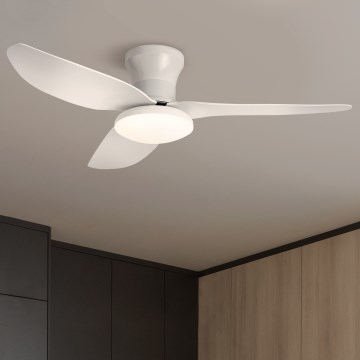 Brilagi - Himmennettävä LED-kattotuuletin LED/30W/230V 3000-6500K valkoinen + kaukosäädin