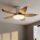 Brilagi - himmennettävä LED-kattotuuletin LED/32W/230V 95 cm valkoinen/ruskea + kaukosäädin