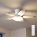 Brilagi - himmennettävä LED-kattotuuletin LED/32W/230V, halkaisija 95 cm, valkoinen + kaukosäädin