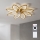 Brilagi - himmennettävä LED-kattotuuletin LED/43W/230V 3000-6500K Ø 90 cm kultainen + kaukosäädin