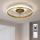 Brilagi - himmennettävä LED-kattotuuletin LED/66W/230V 3000-6500K halkaisija 55 cm valkoinen/kulta + kaukosäädin