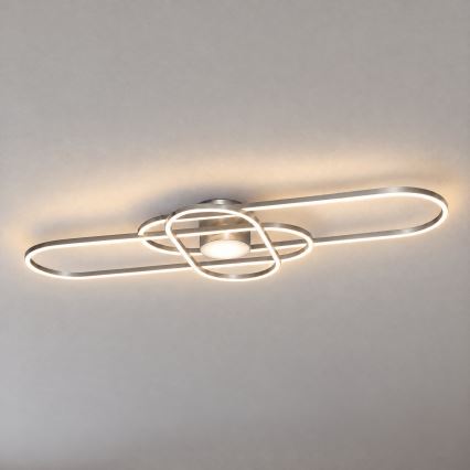 BRILAGI - LED himmennettävä kattovalaisin APOLLO LED/58W/230V 3000-6500K 43,2x101,2 cm mattakromi + kaukosäädin