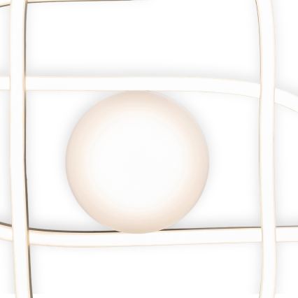 BRILAGI - LED himmennettävä kattovalaisin APOLLO LED/58W/230V 3000-6500K 43,2x101,2 cm mattakromi + kaukosäädin